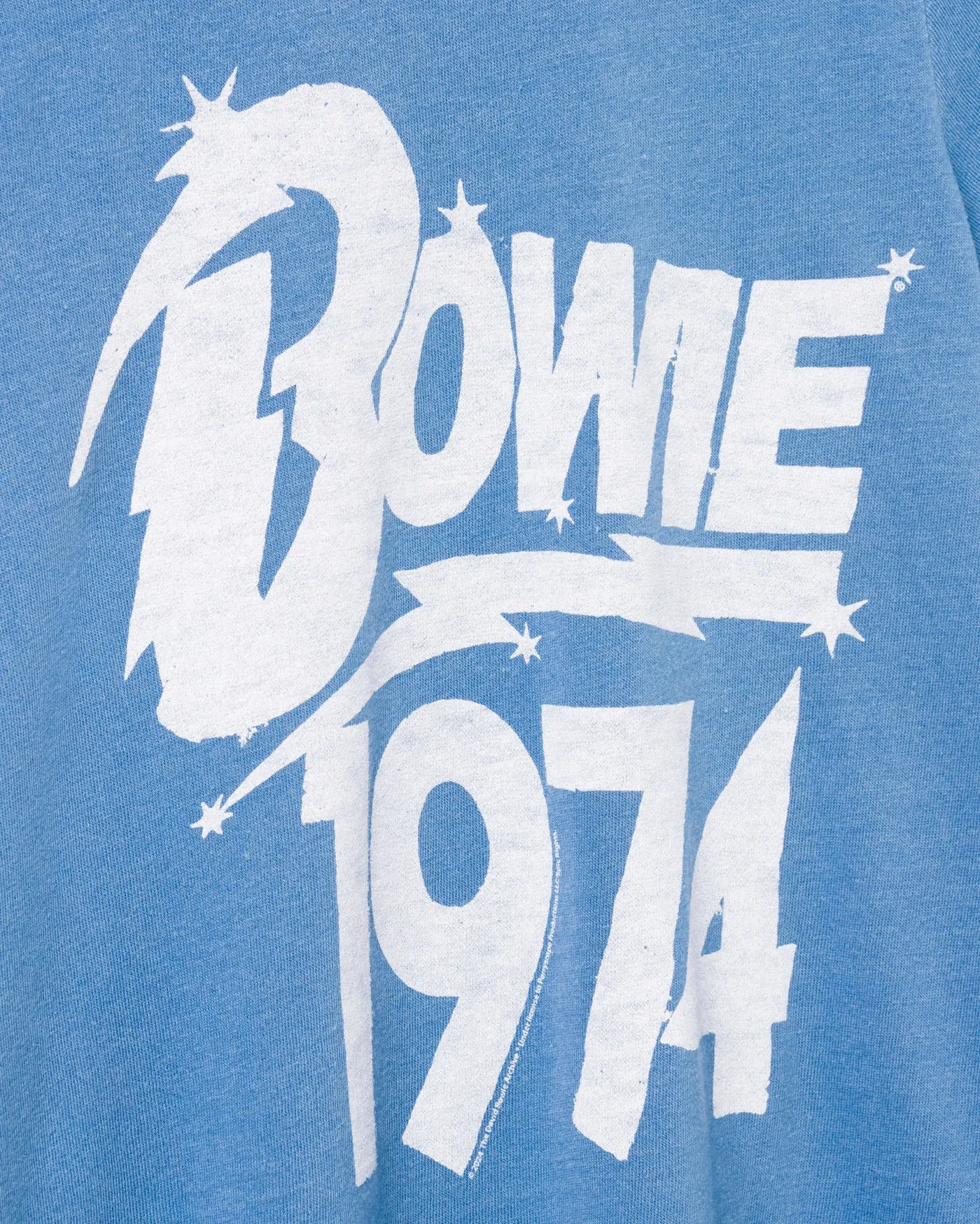 Women's David Bowie 1974 Original Tee sold by Junk Food Clothing product image thumbnail 5