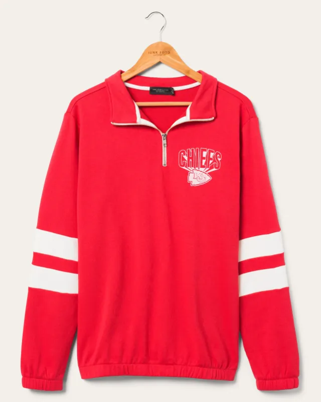 Kansas City Chiefs Vintage Quarter Zip sold by Junk Food Clothing