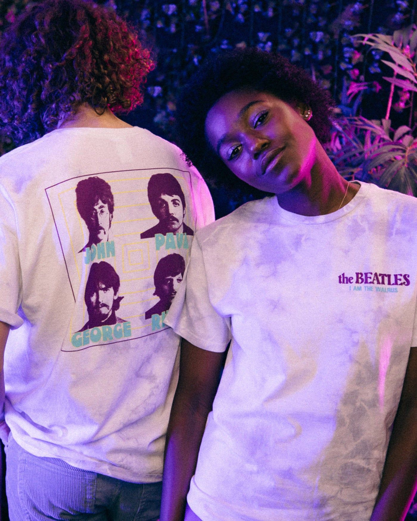 Unisex The Beatles I Am the Walrus Flea Market Tee sold by Junk Food Clothing product image thumbnail 3