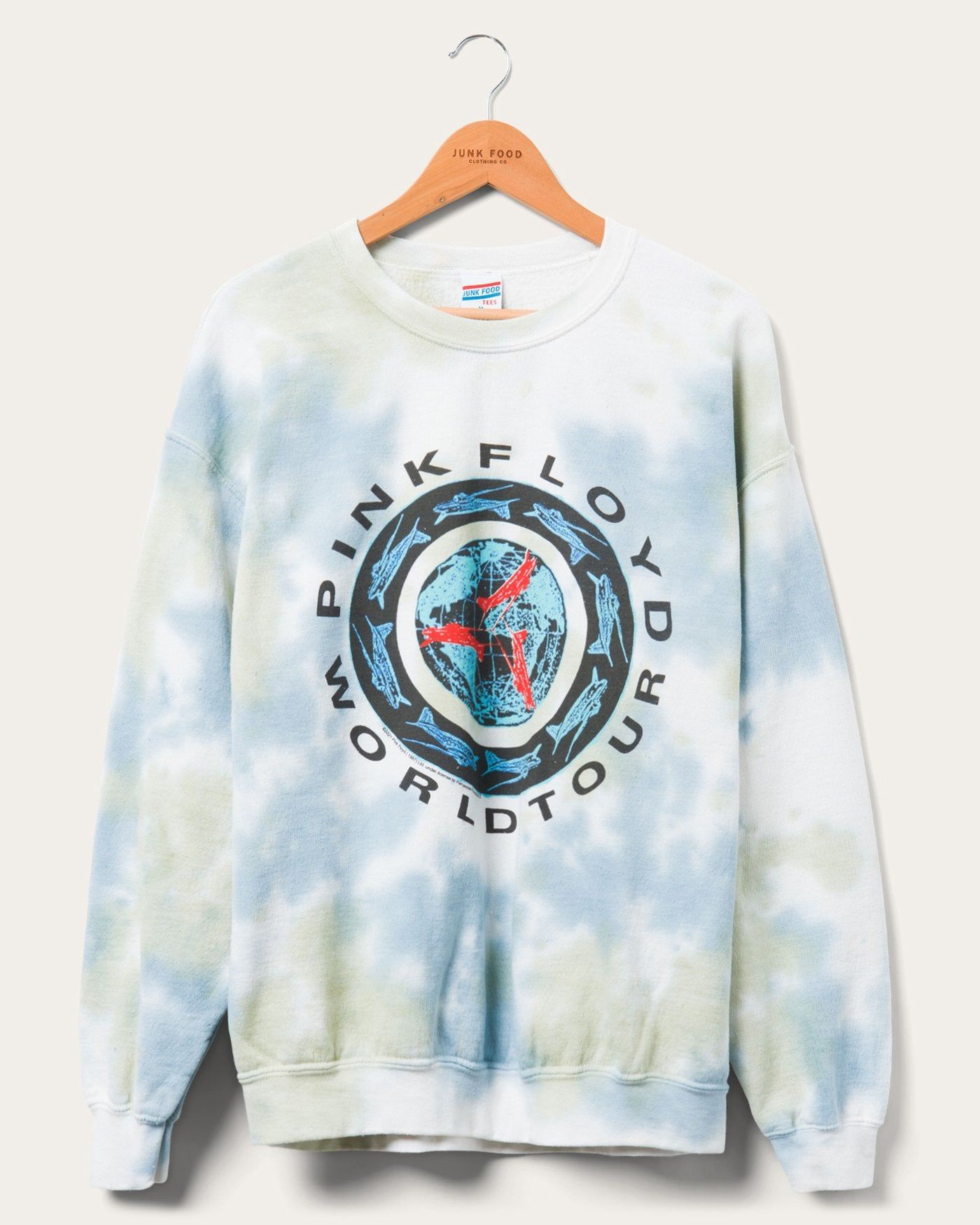 Pink Floyd World Tour Flea Market Fleece sold by Junk Food Clothing