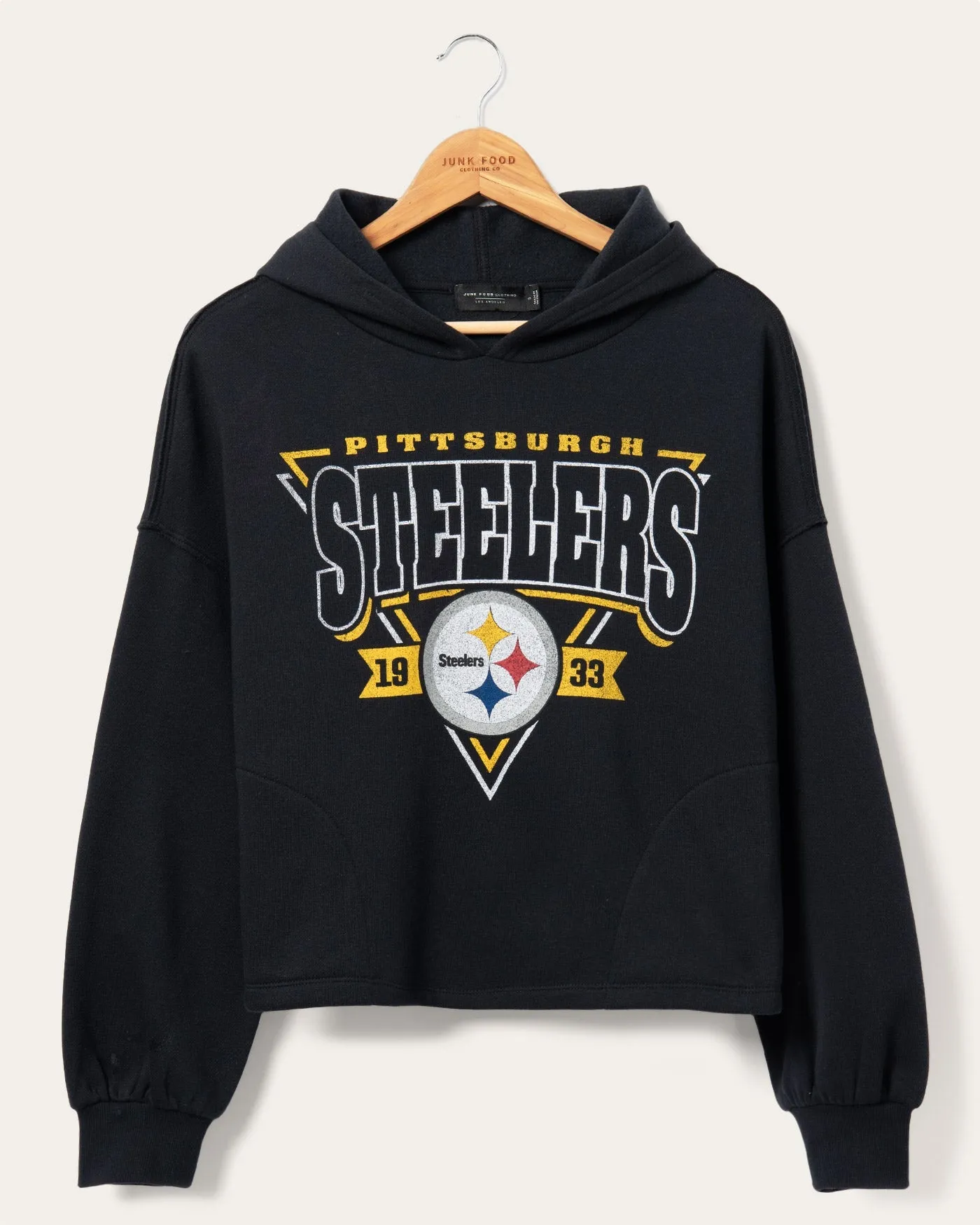Womens Steelers Endzone Hoodie sold by Junk Food Clothing