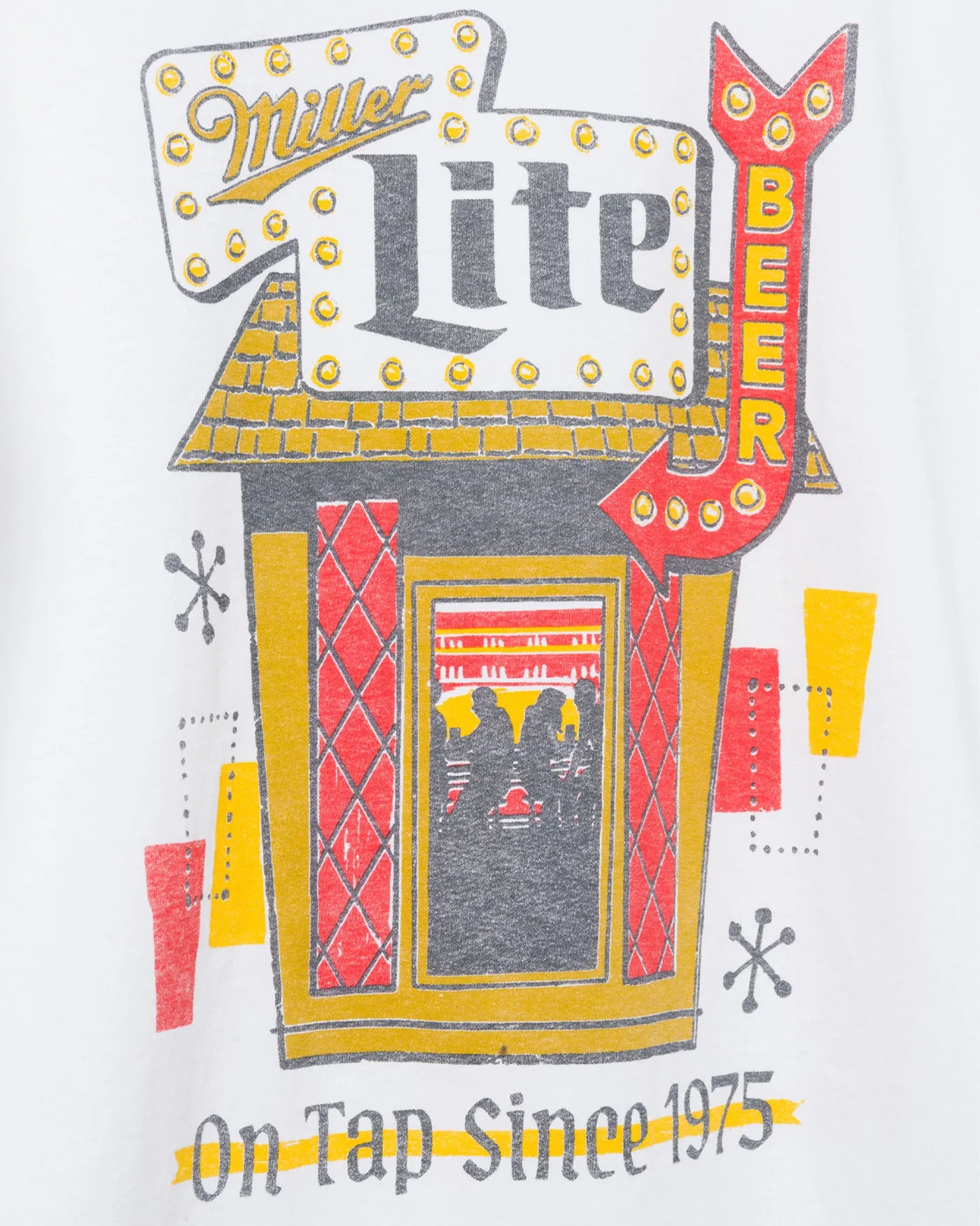 Miller Lite Beer Neon Sign Flea Market Tee sold by Junk Food Clothing product image thumbnail 4