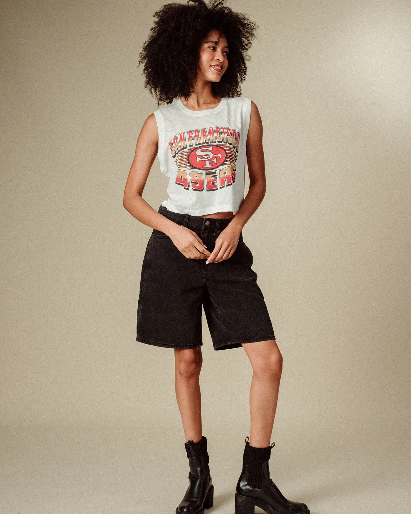 Women's San Francisco 49ers Tank sold by Junk Food Clothing product image thumbnail 3