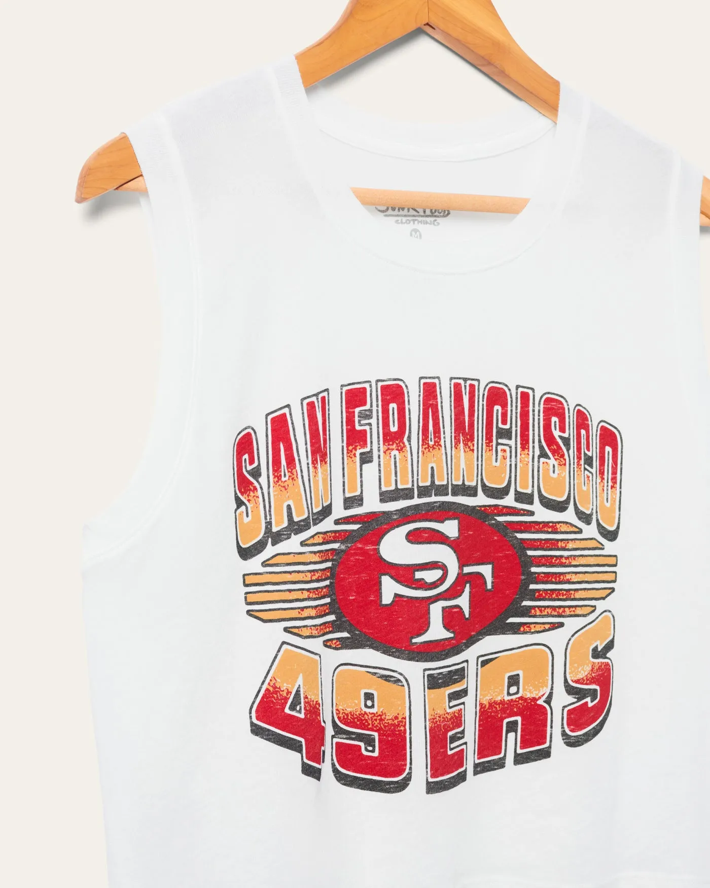 Women's San Francisco 49ers Tank sold by Junk Food Clothing product image thumbnail 5