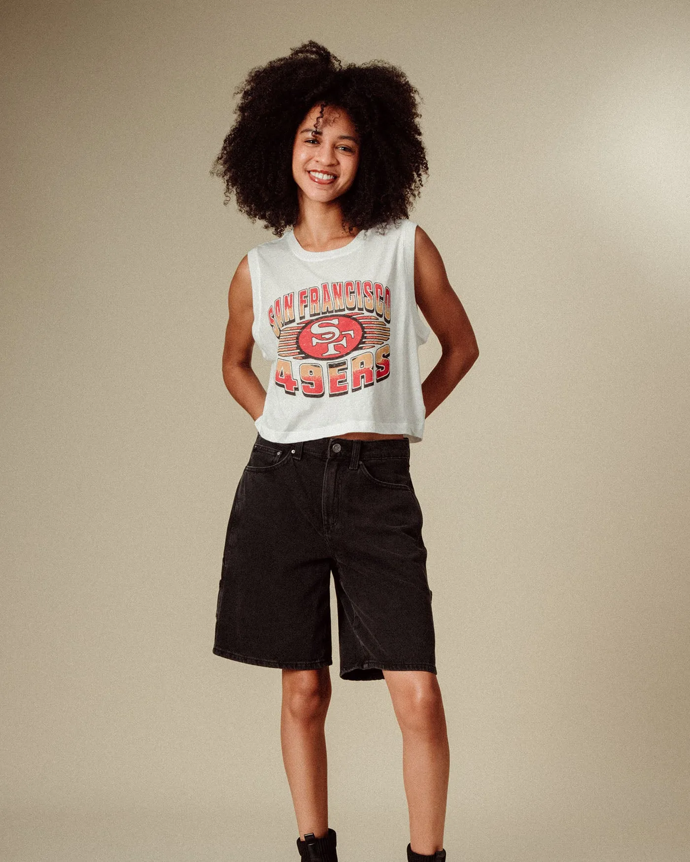 Women's San Francisco 49ers Tank sold by Junk Food Clothing product image thumbnail 2