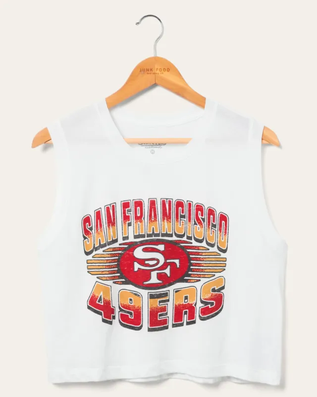 Women's San Francisco 49ers Tank sold by Junk Food Clothing