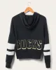 Women's Bucks Overtime Striped Fleece Hoodie sold by Junk Food Clothing