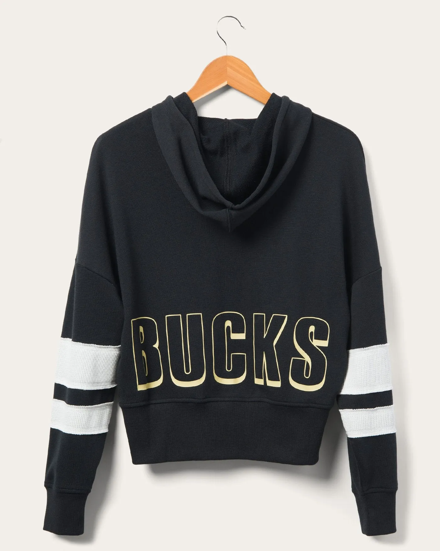Women's Bucks Overtime Striped Fleece Hoodie sold by Junk Food Clothing product image thumbnail 2