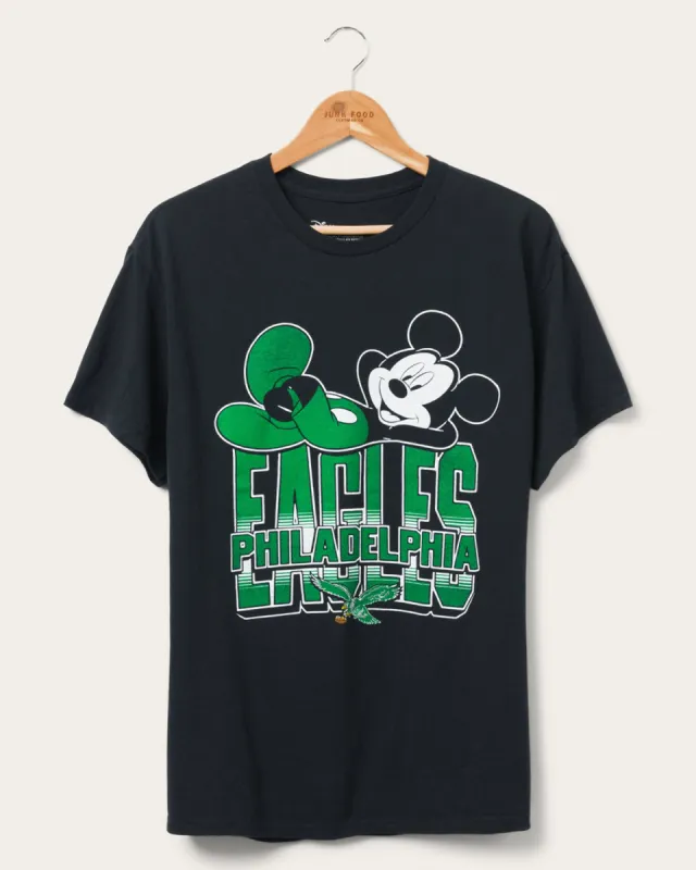 Philadelphia Eagles Mickey Kick Back Tee sold by Junk Food Clothing