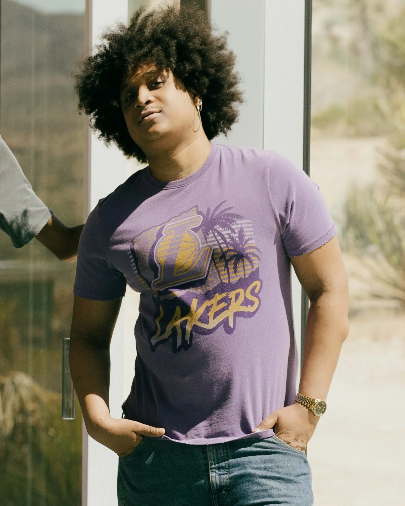 Lakers Surf Competition Vintage Tee sold by Junk Food Clothing product image thumbnail 2
