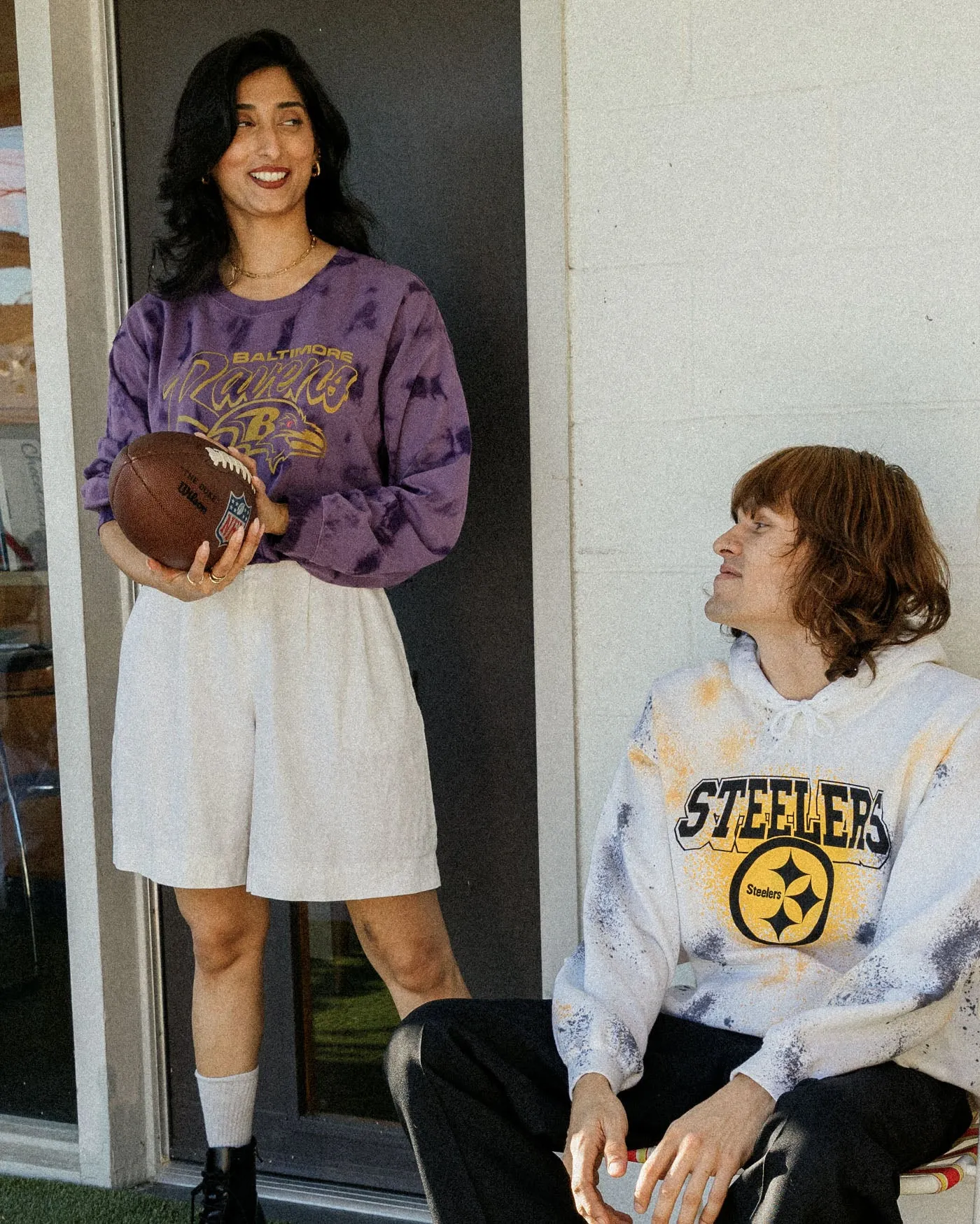 Steelers Tie Dye Hoodie sold by Junk Food Clothing product image thumbnail 3