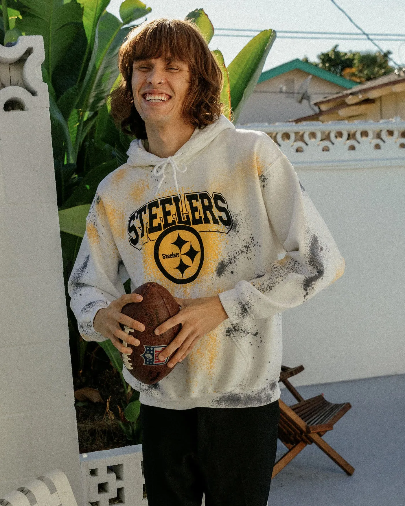 Steelers Tie Dye Hoodie sold by Junk Food Clothing product image thumbnail 2