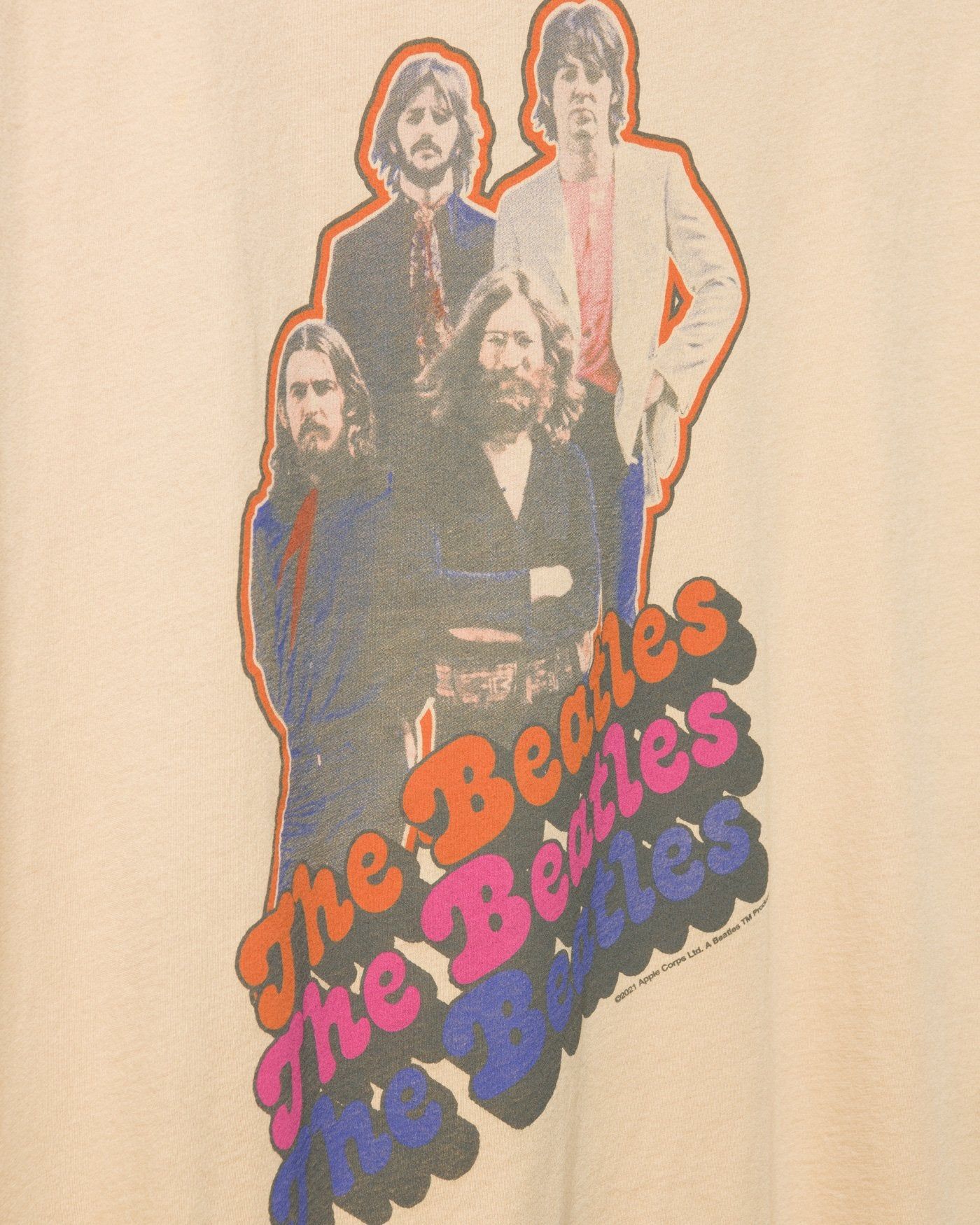 Women's The Beatles Group Pose Easy Tee sold by Junk Food Clothing product image thumbnail 4