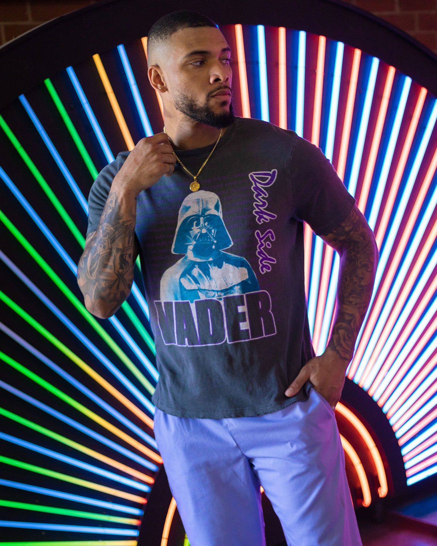 Star Wars™ Darth Vader He's Back Vintage Tee sold by Junk Food Clothing product image thumbnail 2