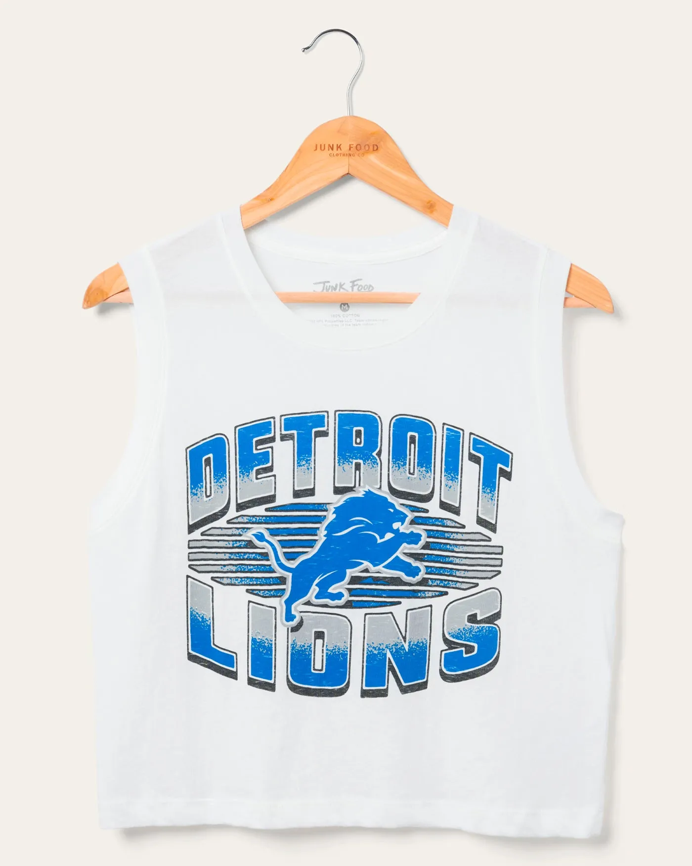Women's Detroit Lions Tank sold by Junk Food Clothing