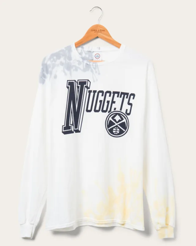 NBA Denver Nuggets Tie Dye Flea Market Long Sleeve Tee sold by Junk Food Clothing