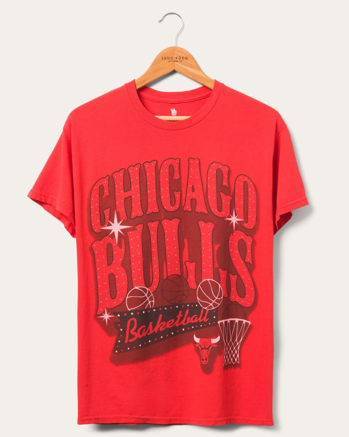 Bulls Bright Lights Tee sold by Junk Food Clothing