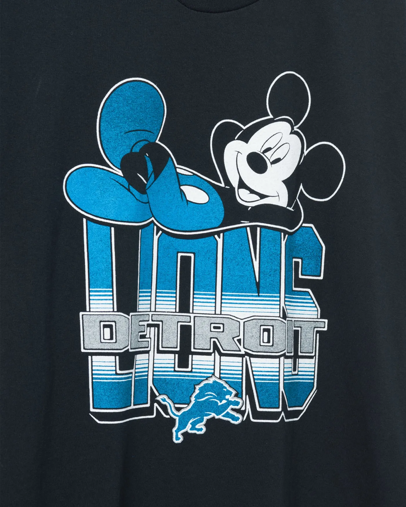 Detroit Lions Mickey Kick Back Tee sold by Junk Food Clothing product image thumbnail 3