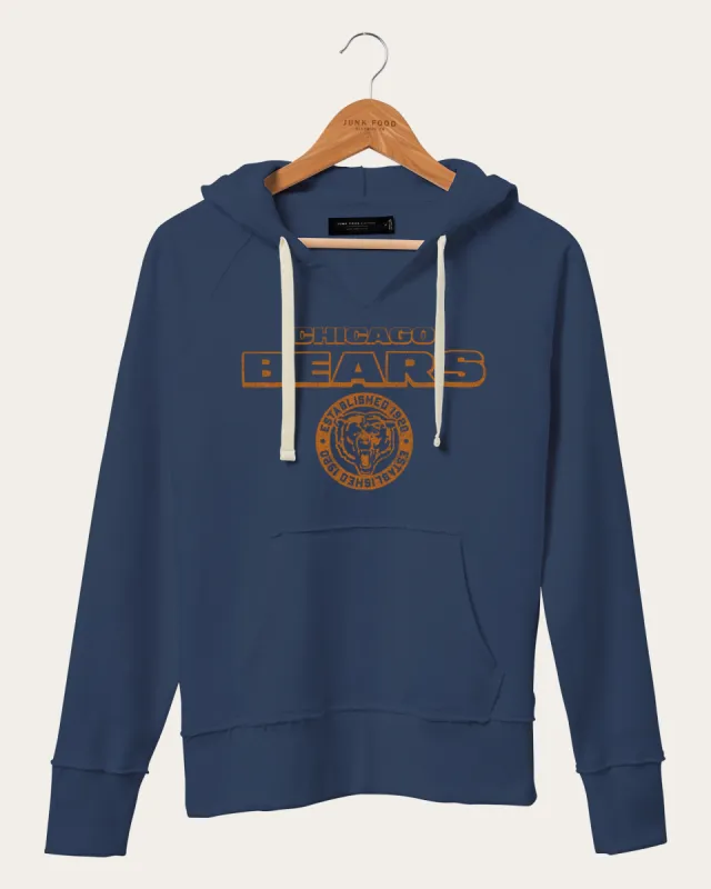 Women's NFL Chicago Bears Raw Edge Hoodie sold by Junk Food Clothing