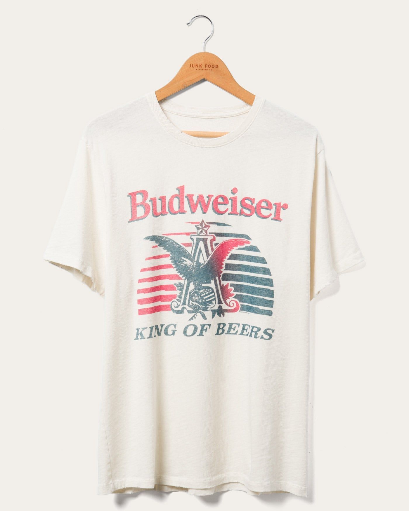 Budweiser Lager Beer Vintage Tee sold by Junk Food Clothing