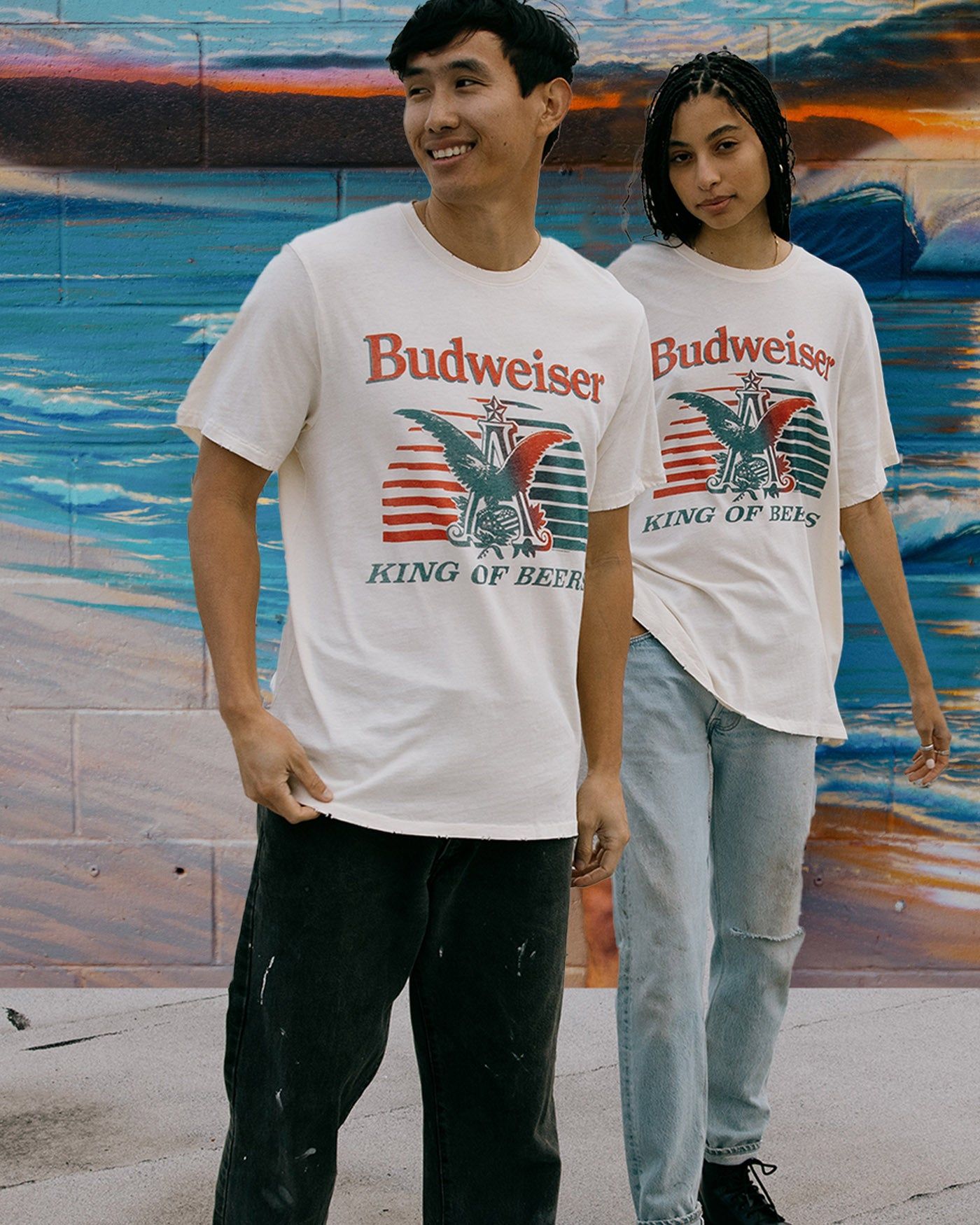 Budweiser Lager Beer Vintage Tee sold by Junk Food Clothing product image thumbnail 2