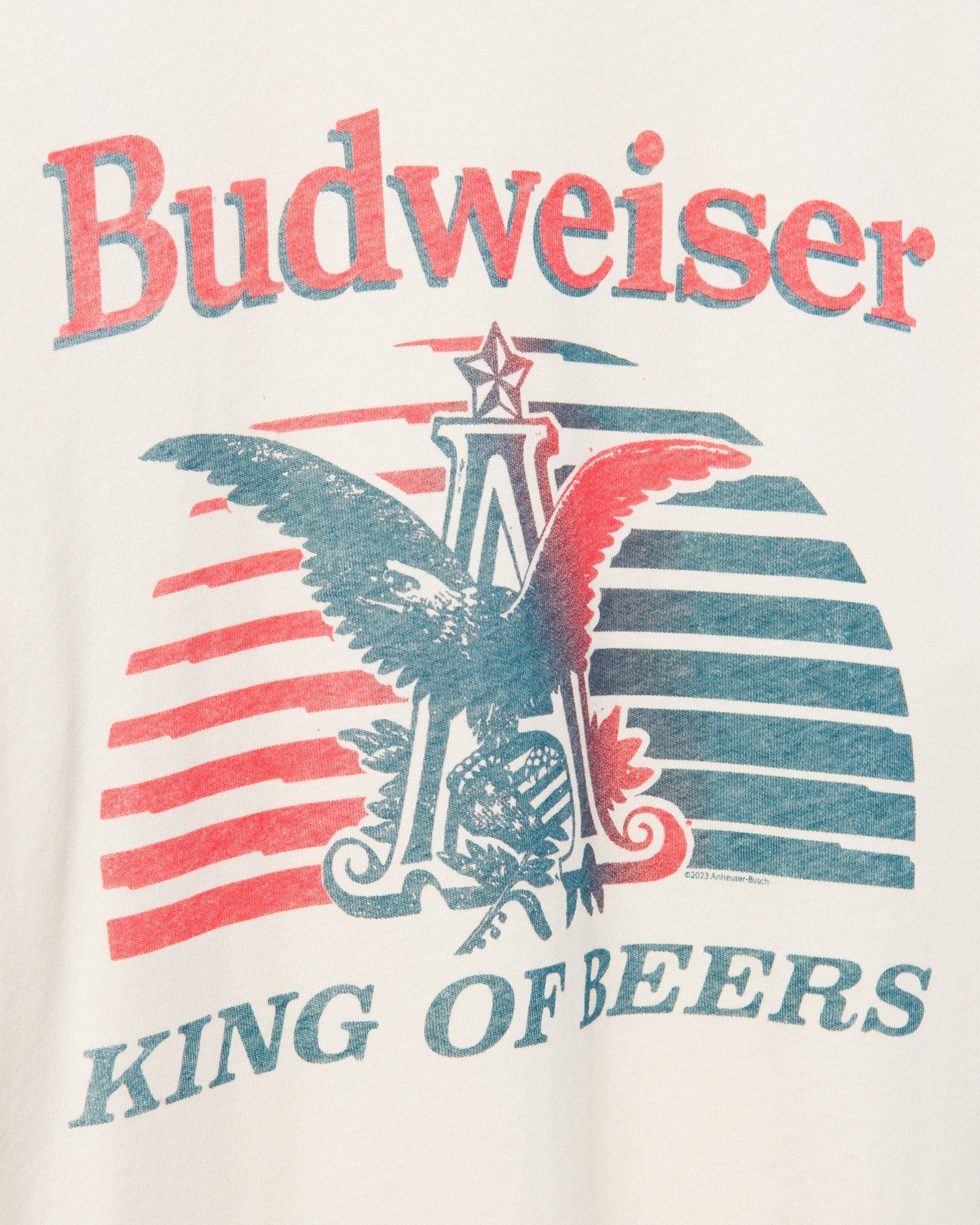 Budweiser Lager Beer Vintage Tee sold by Junk Food Clothing product image thumbnail 4