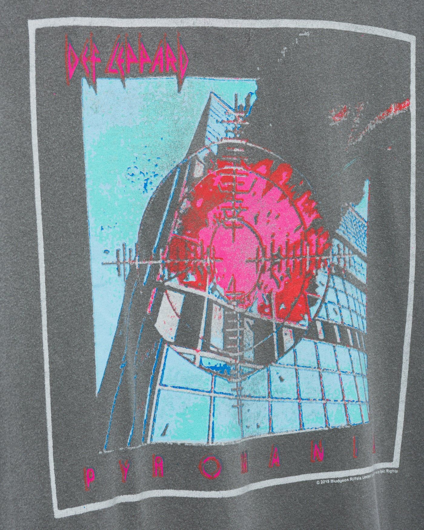 MENS DEF LEPPARD PYROMANIA TEE sold by Junk Food Clothing product image thumbnail 5