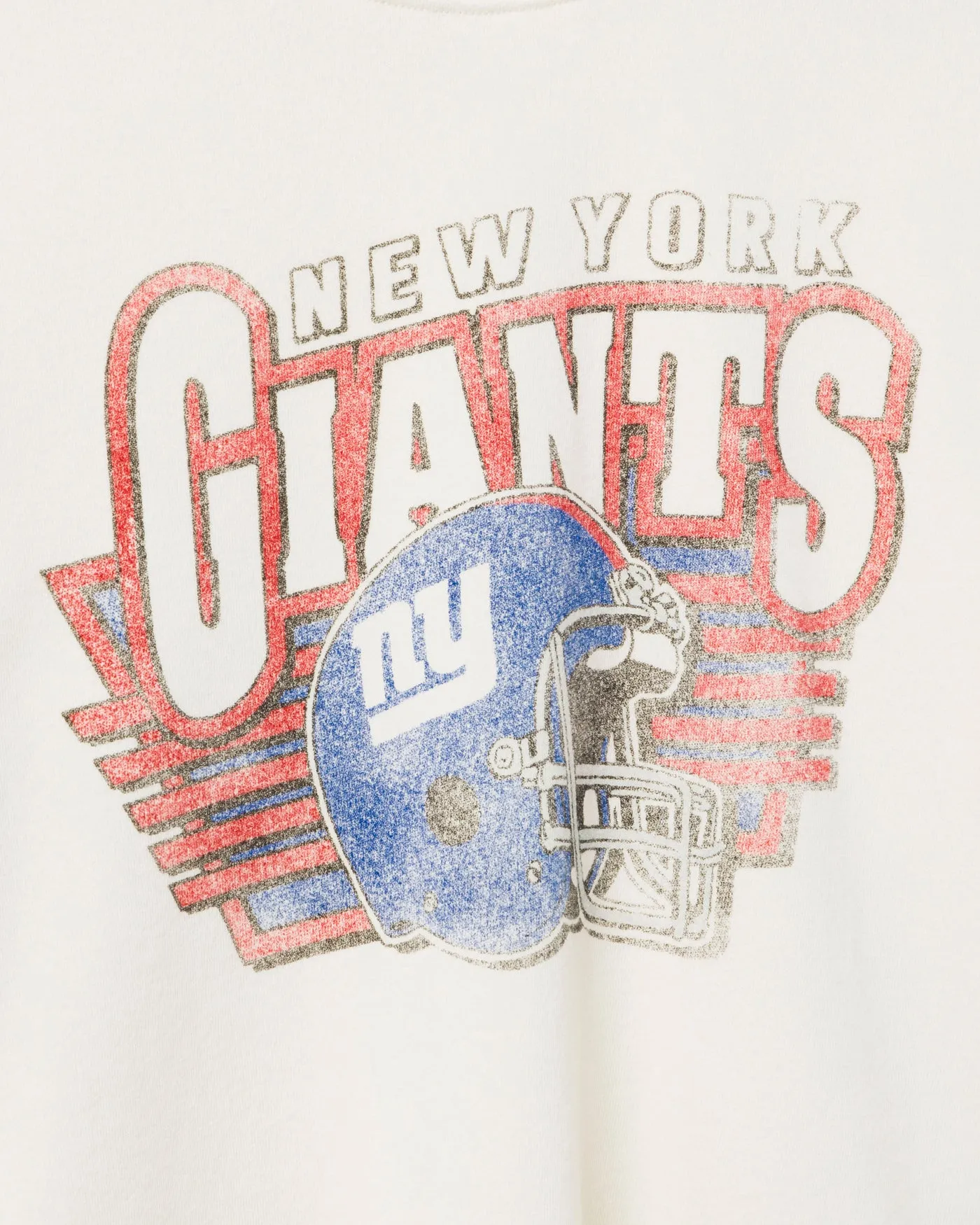 Women's New York Giants Kickoff Crop Crew Fleece sold by Junk Food Clothing product image thumbnail 3