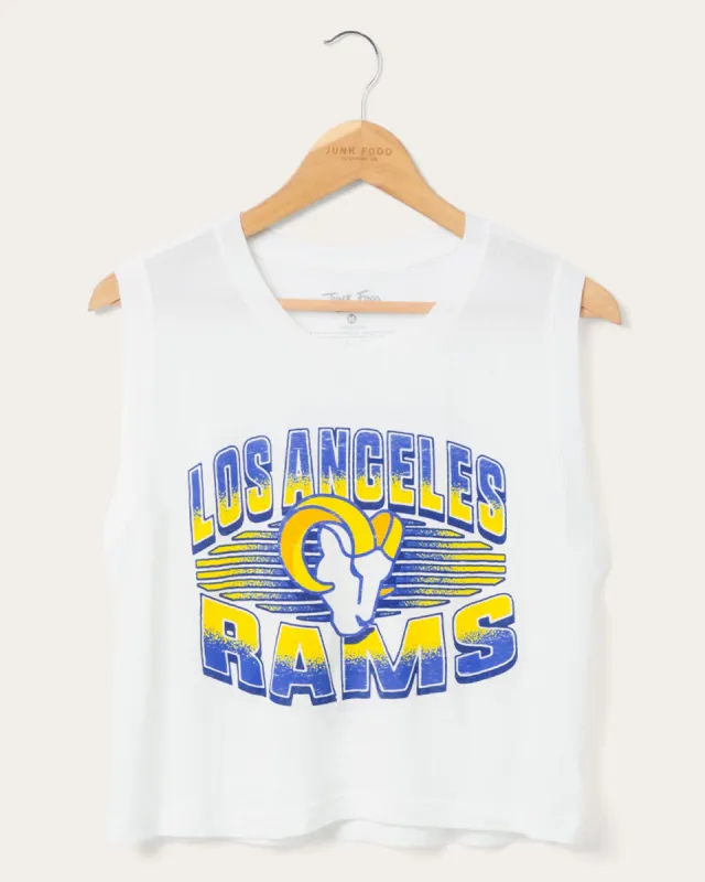 Women's Los Angeles Rams Tank sold by Junk Food Clothing
