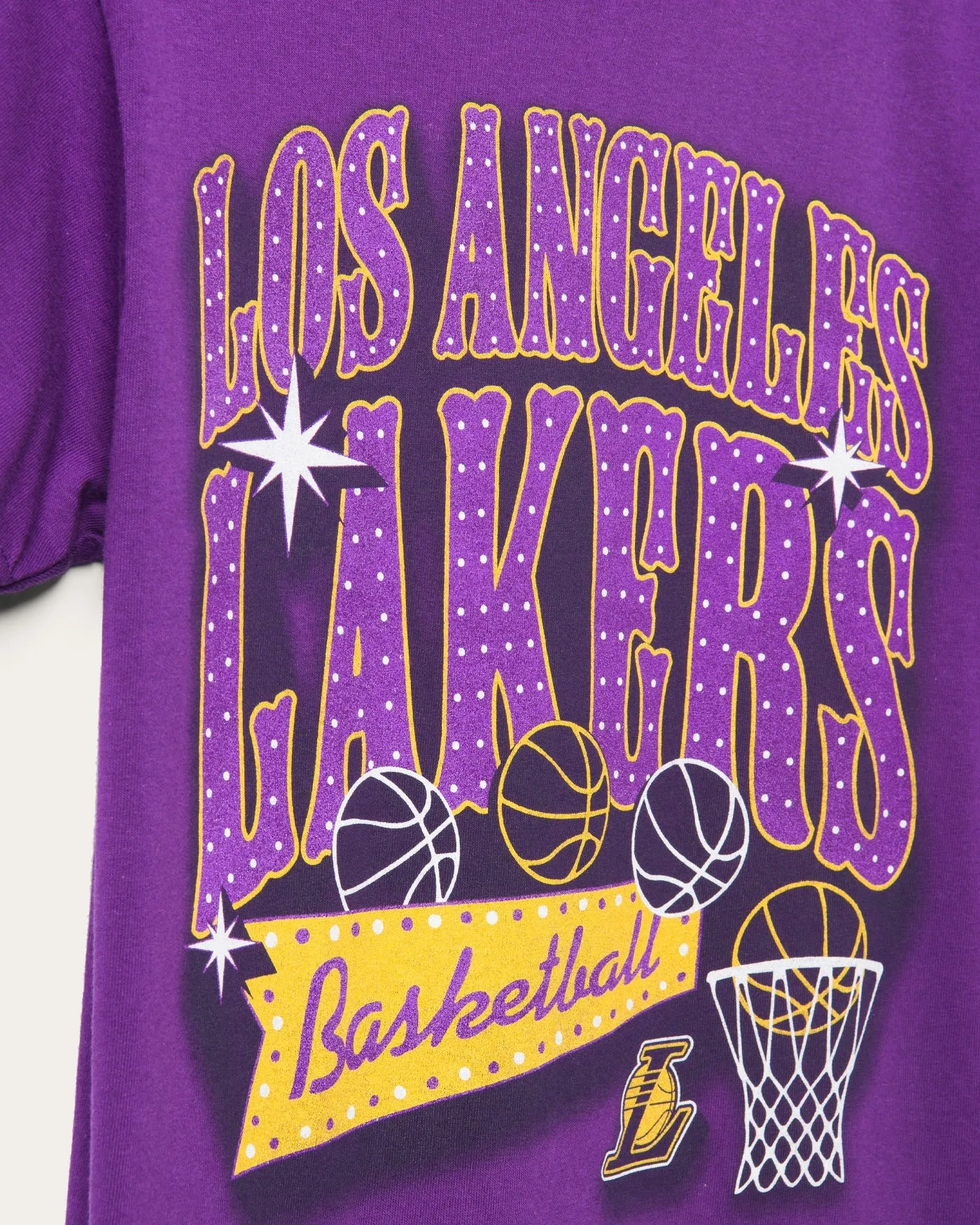 Lakers Bright Lights Tee sold by Junk Food Clothing product image thumbnail 4