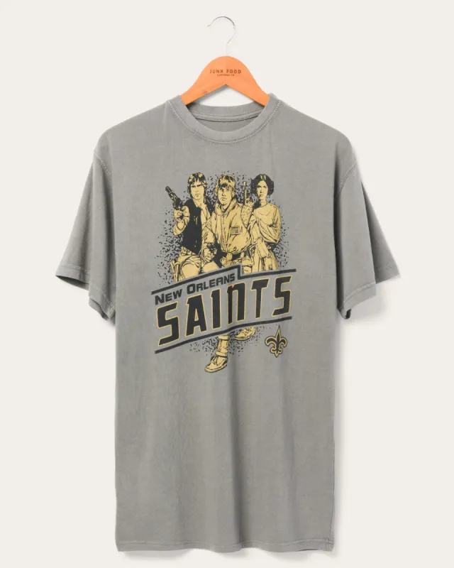 Unisex Star Wars™ x Junk Food x NFL Rebels Team Saints Tee made by Junk Food Clothing