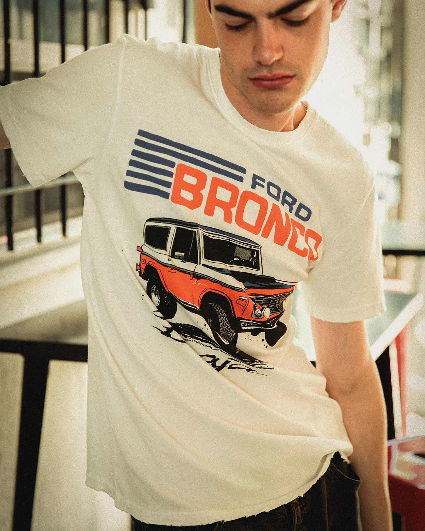 Ford Bronco Baja Vintage Tee sold by Junk Food Clothing product image thumbnail 3