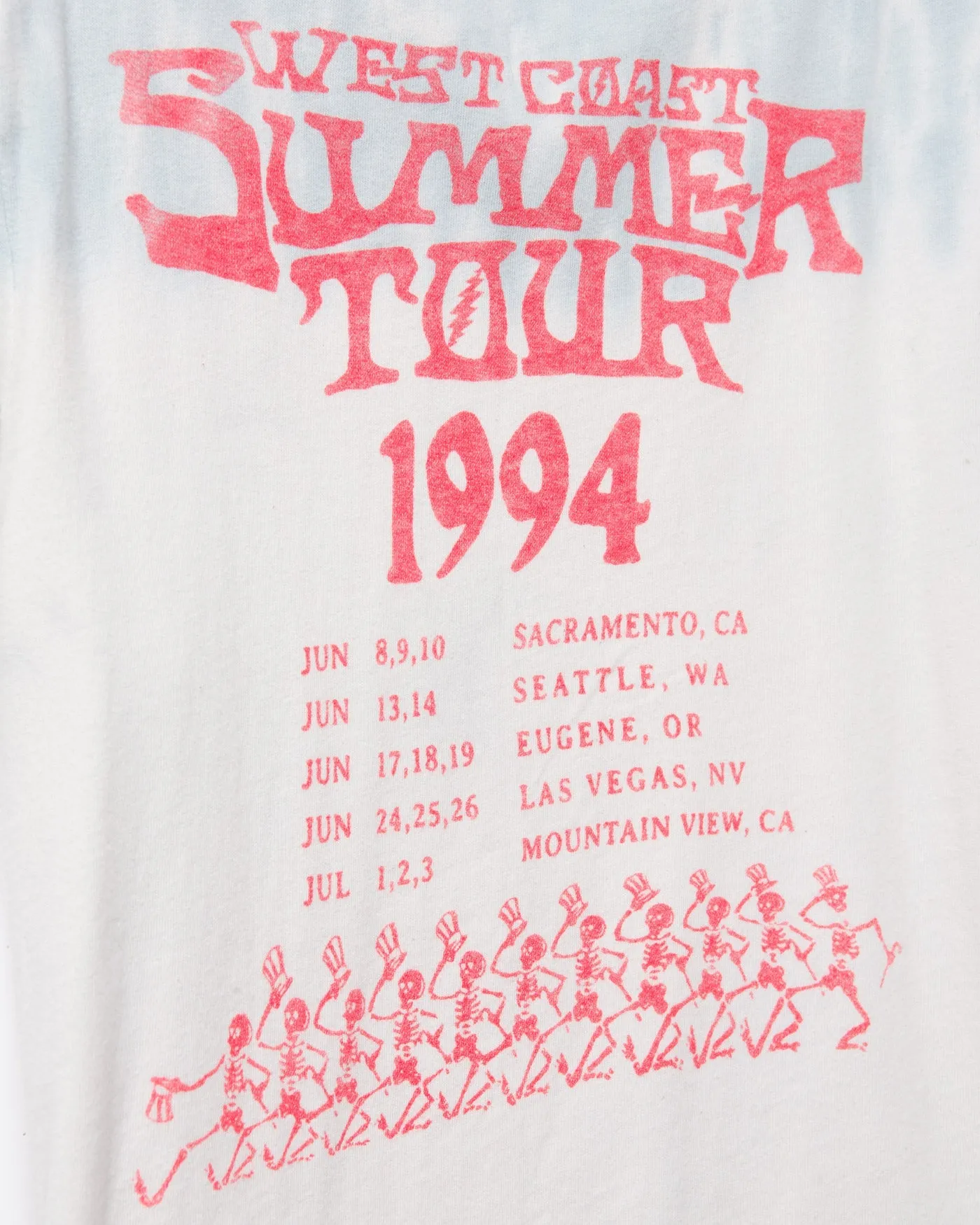 Grateful Dead Summer Tour 1994 Vintage Tee sold by Junk Food Clothing product image thumbnail 5