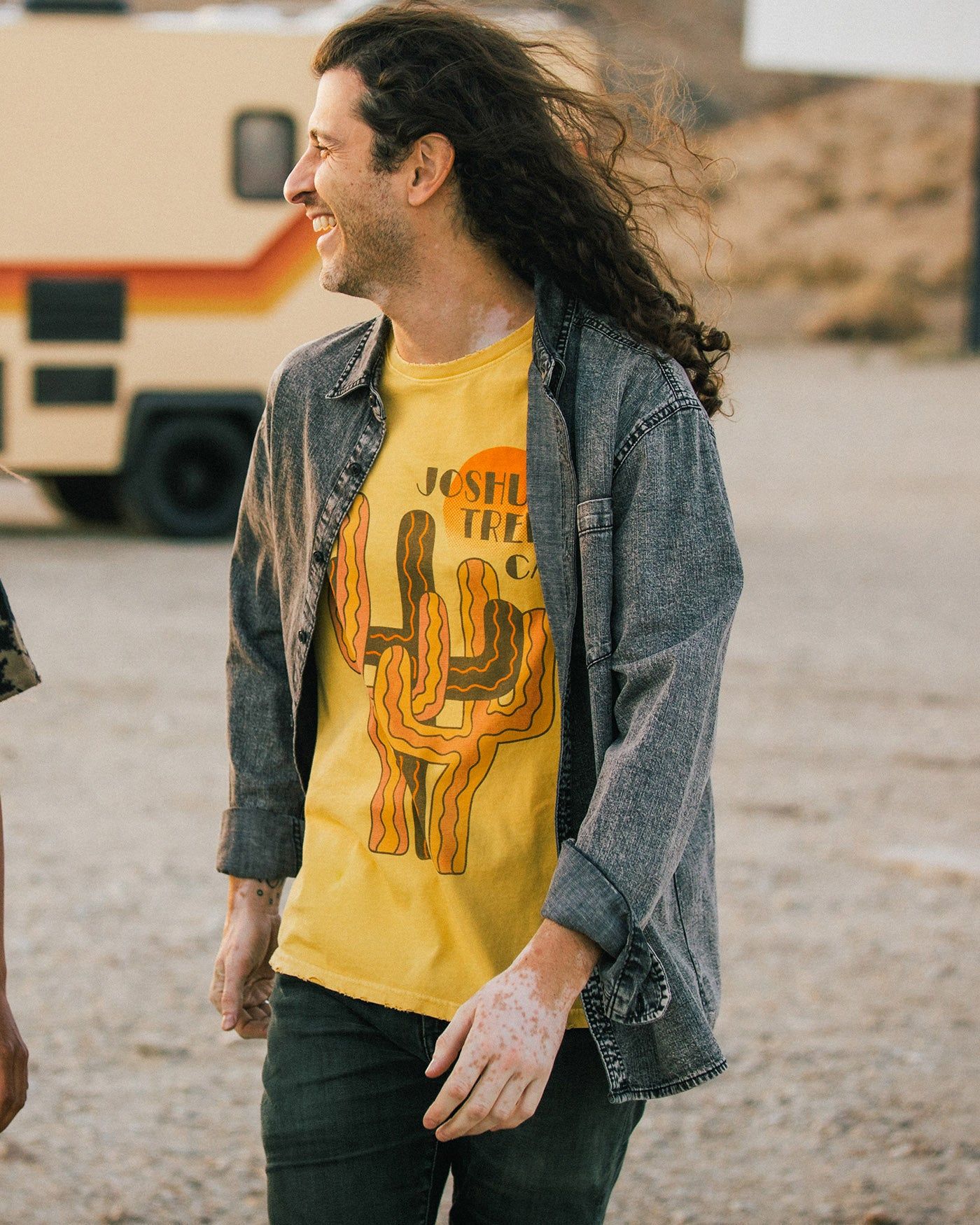 Joshua Tree Cactus Vintage Tee sold by Junk Food Clothing product image thumbnail 2