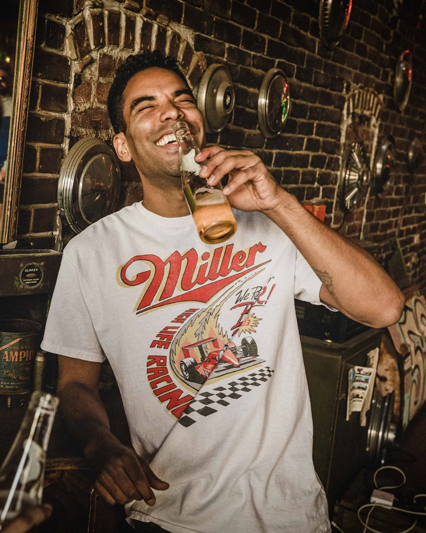 Miller High Life Racing Beer Flea Market Tee sold by Junk Food Clothing product image thumbnail 3