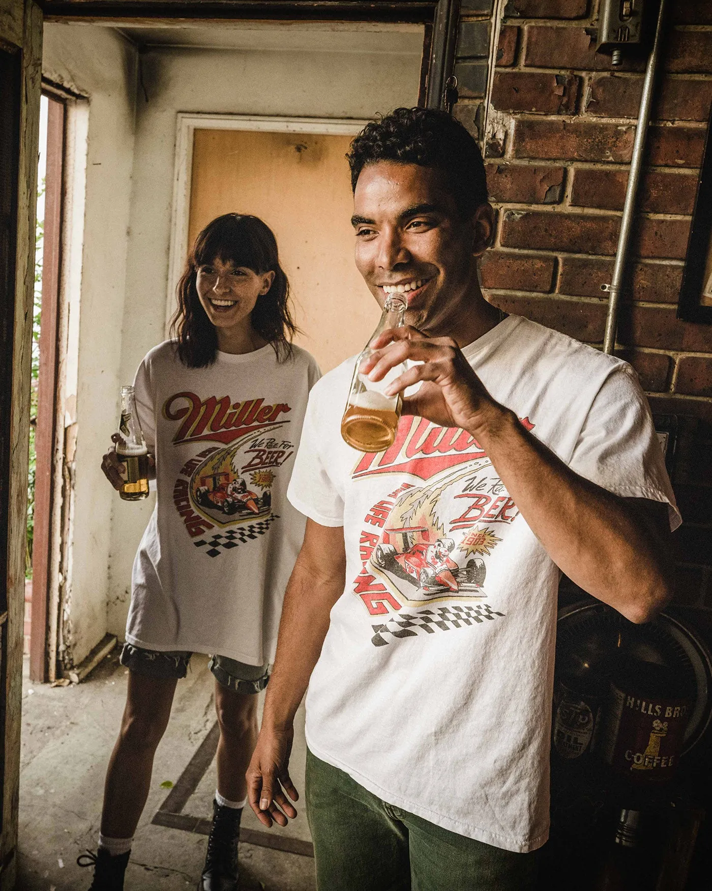 Miller High Life Racing Beer Flea Market Tee sold by Junk Food Clothing product image thumbnail 2