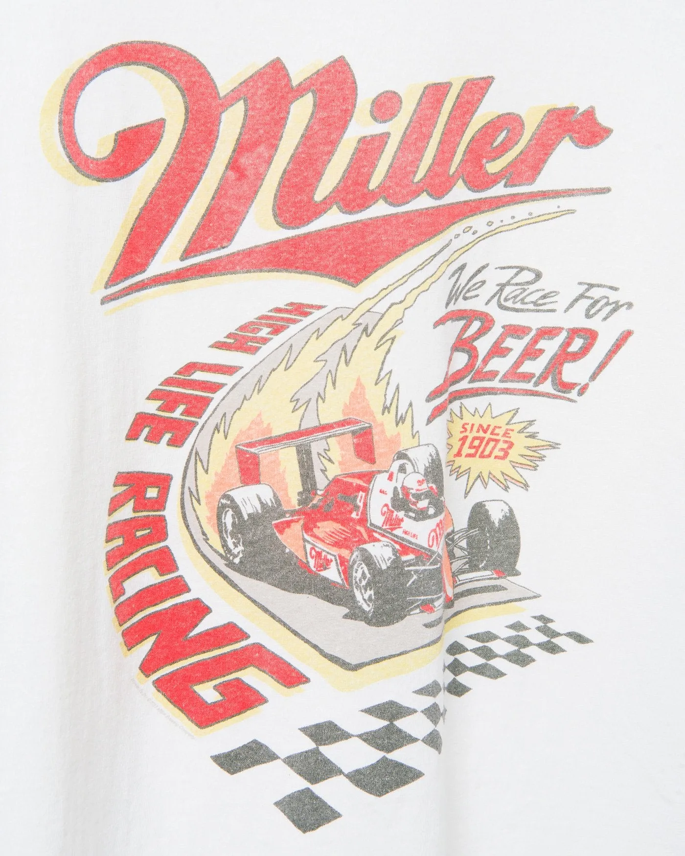 Miller High Life Racing Beer Flea Market Tee sold by Junk Food Clothing product image thumbnail 5