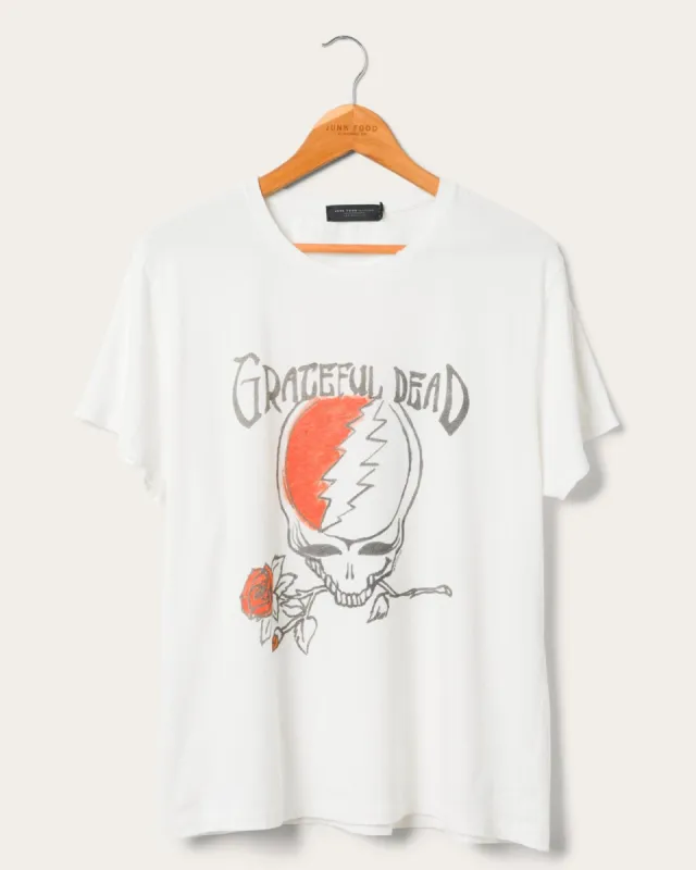 Women's Grateful Dead Hand Drawn Vintage Tee sold by Junk Food Clothing