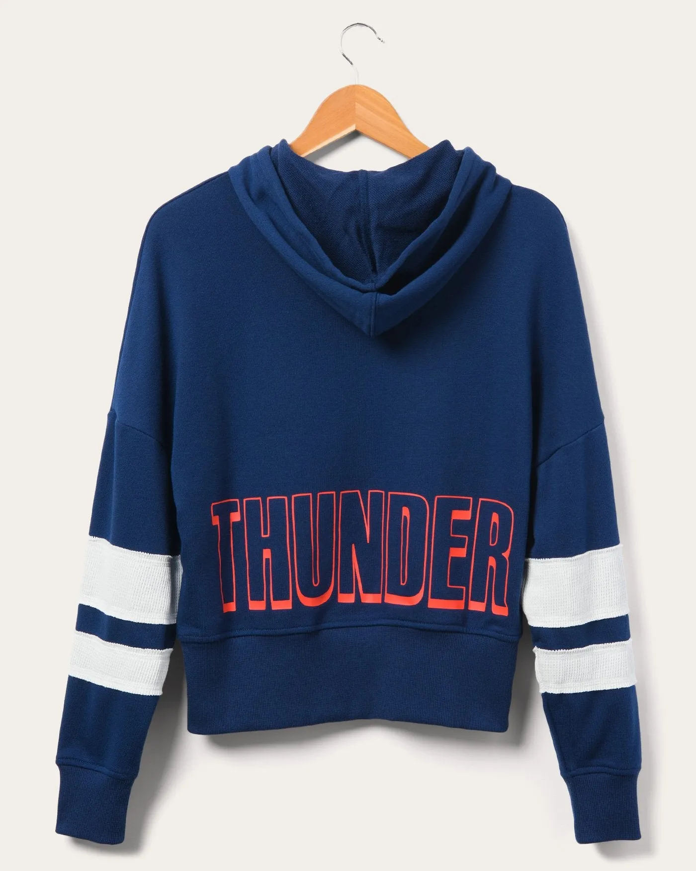 Women's Thunder Overtime Striped Fleece Hoodie sold by Junk Food Clothing product image thumbnail 2