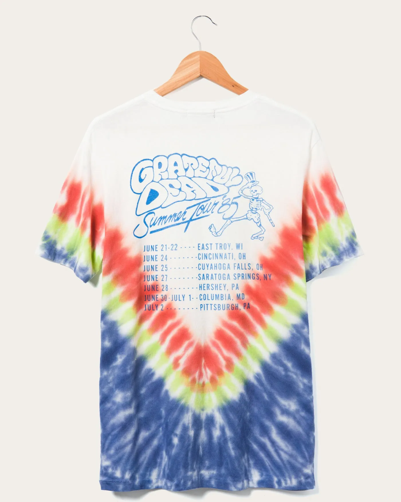 Grateful Dead Summer Tour Vintage Tee sold by Junk Food Clothing product image thumbnail 2