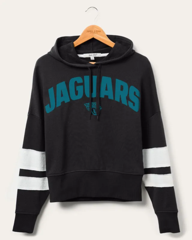 Women's NFL Jaguars Sideline Striped Fleece sold by Junk Food Clothing
