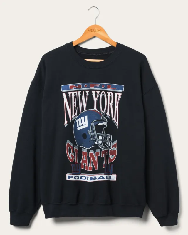 New York Giants Helmet Flea Market Crew sold by Junk Food Clothing
