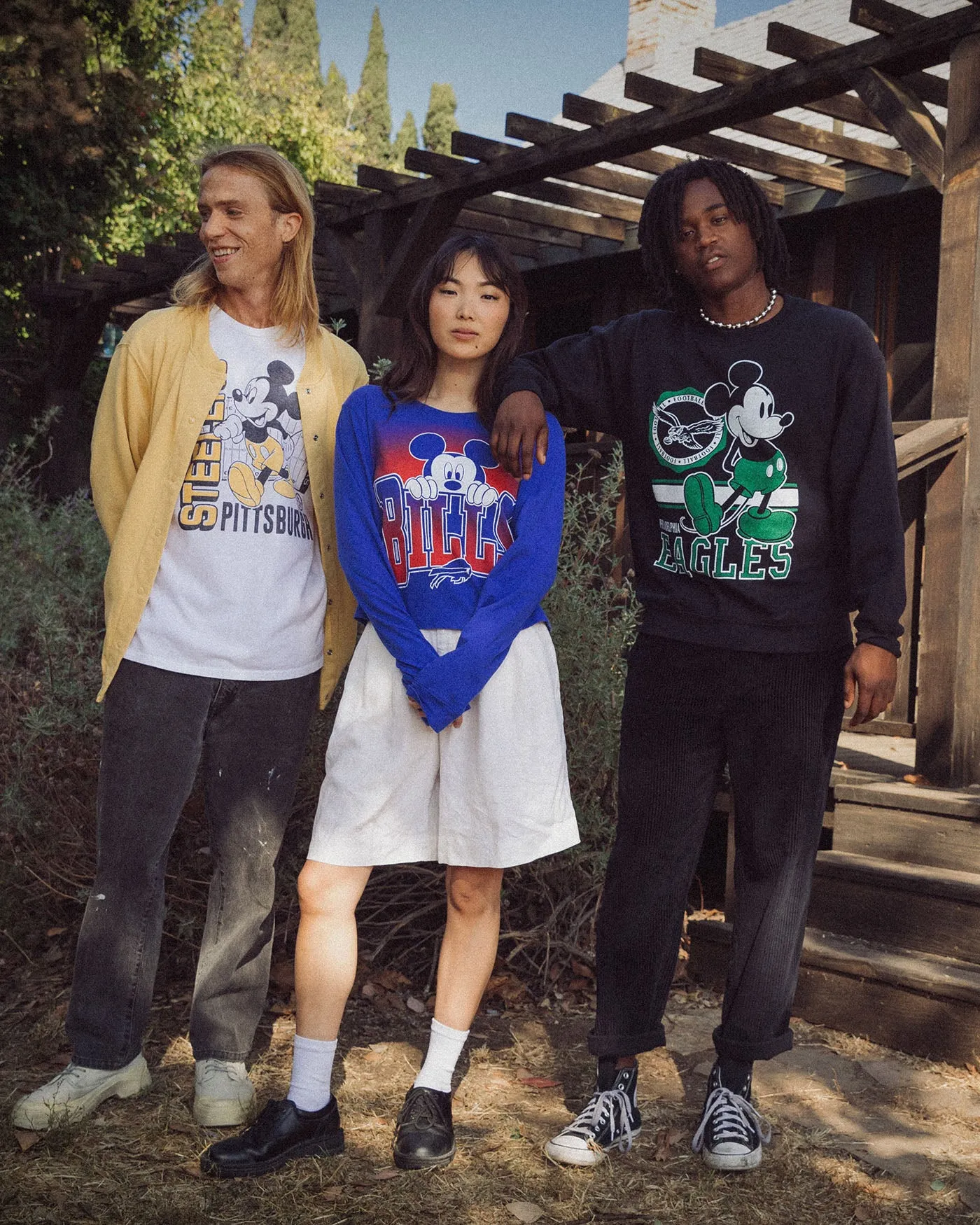 Pittsburgh Steelers Mickey Field Tee sold by Junk Food Clothing product image thumbnail 2