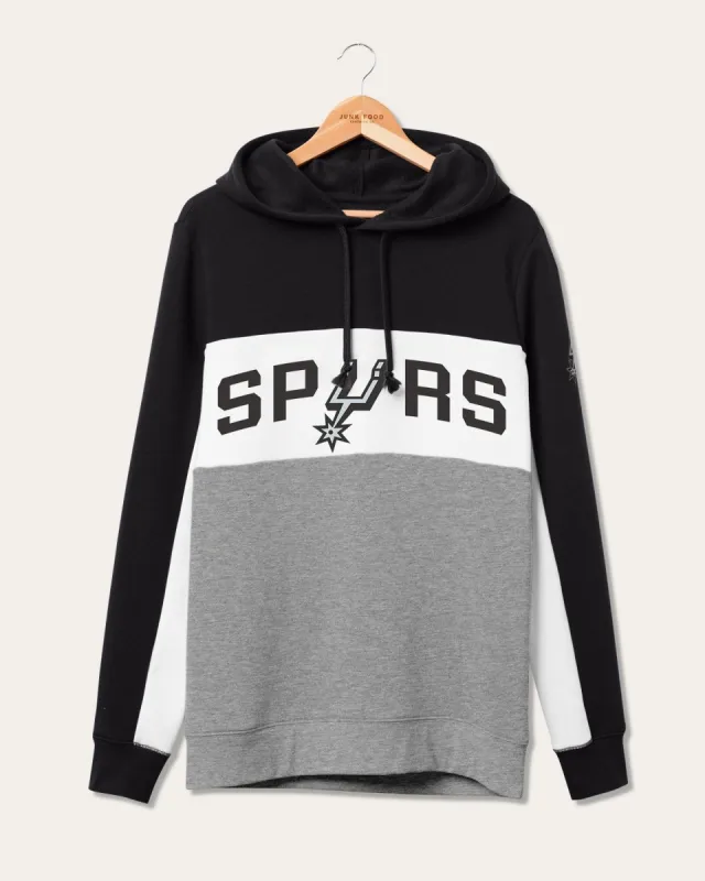 NBA San Antonio Spurs Colorblock Hoodie sold by Junk Food Clothing