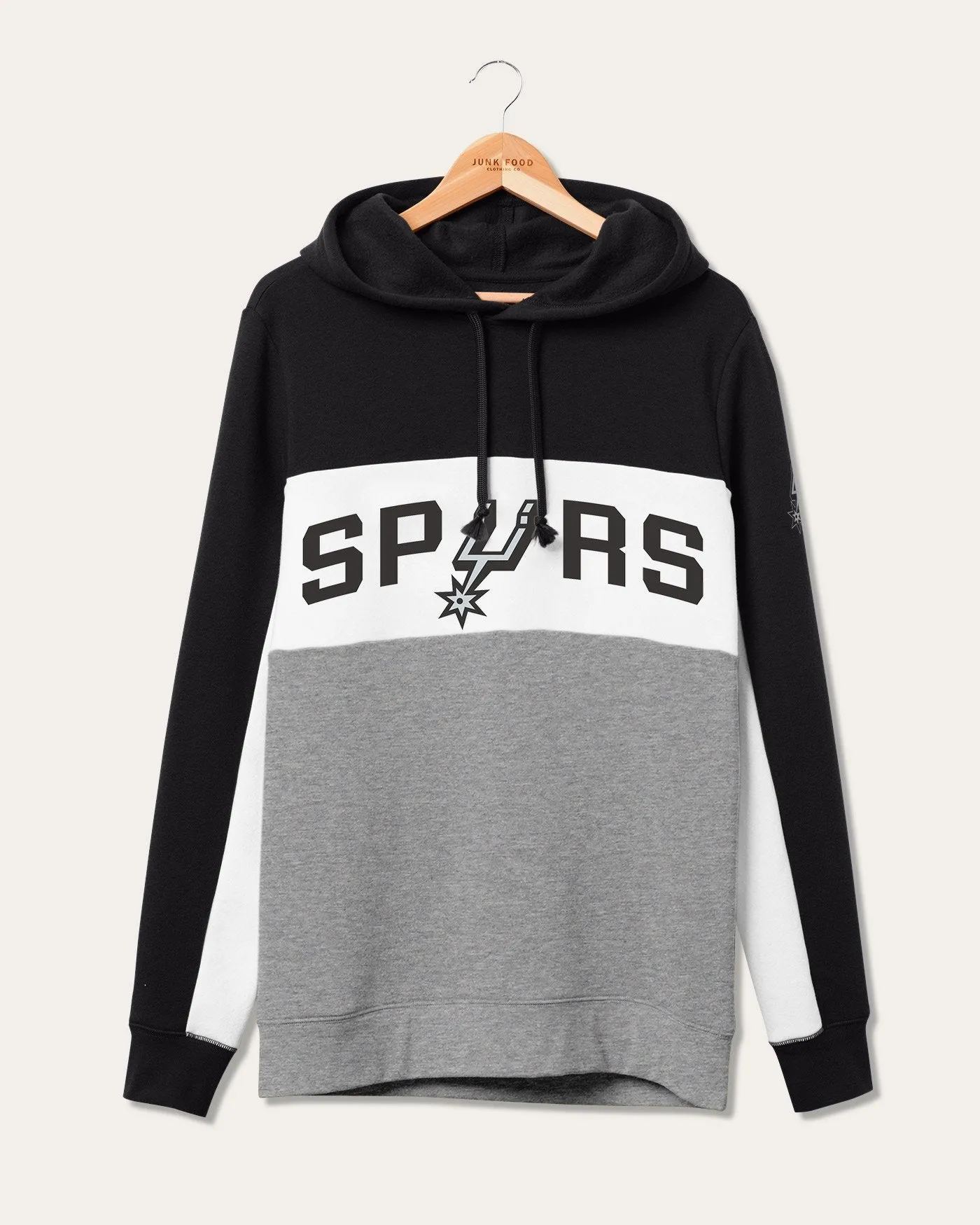 NBA San Antonio Spurs Colorblock Hoodie sold by Junk Food Clothing