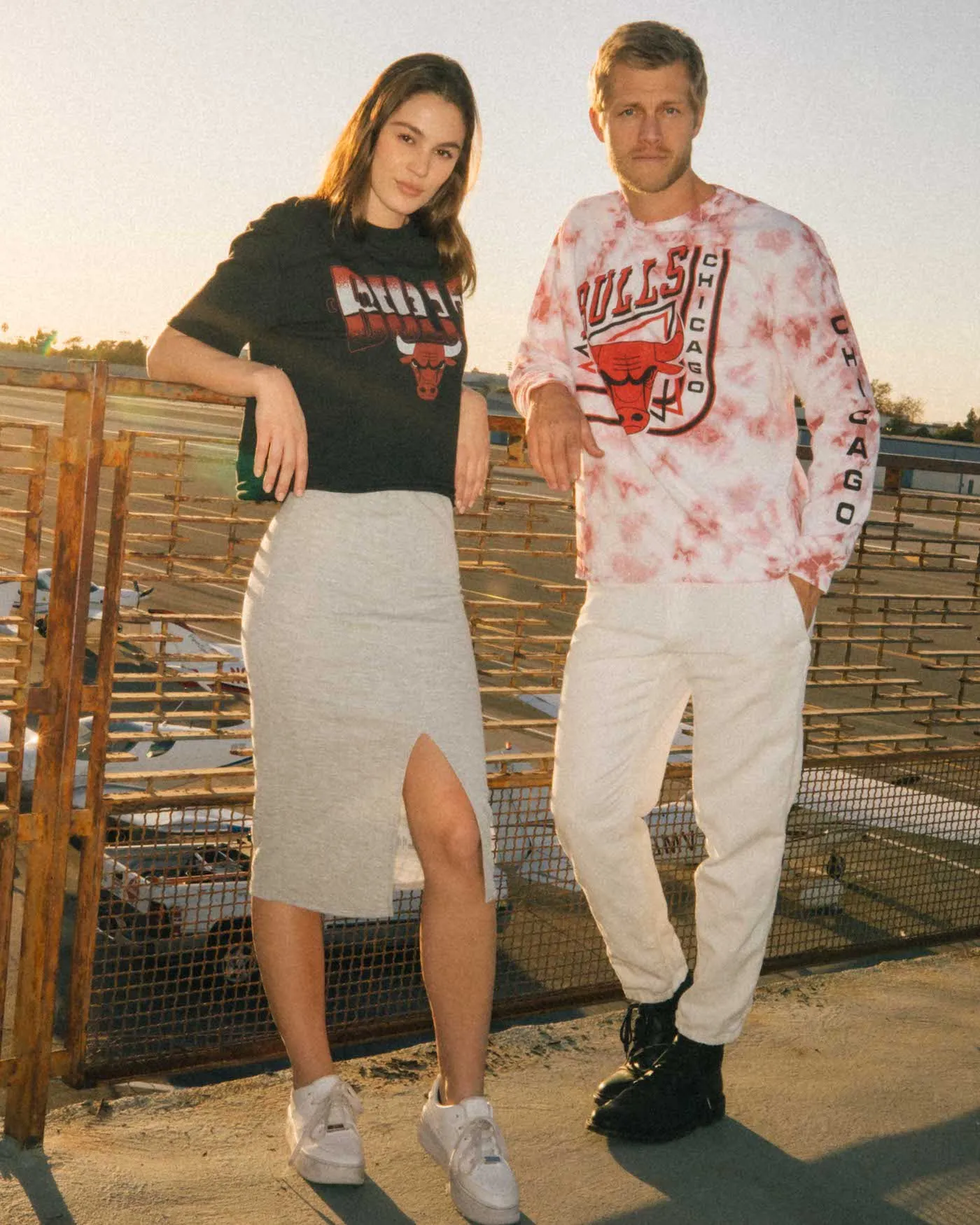 Women's Bulls Courtside Cropped Tee sold by Junk Food Clothing product image thumbnail 5