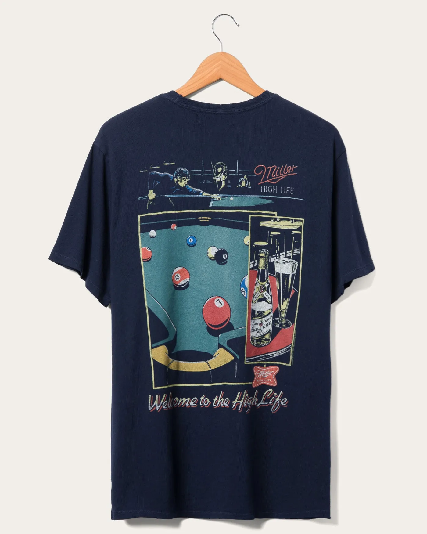Miller High Life Sportsman's Club Welcome to the High Life Vintage Tee sold by Junk Food Clothing product image thumbnail 2