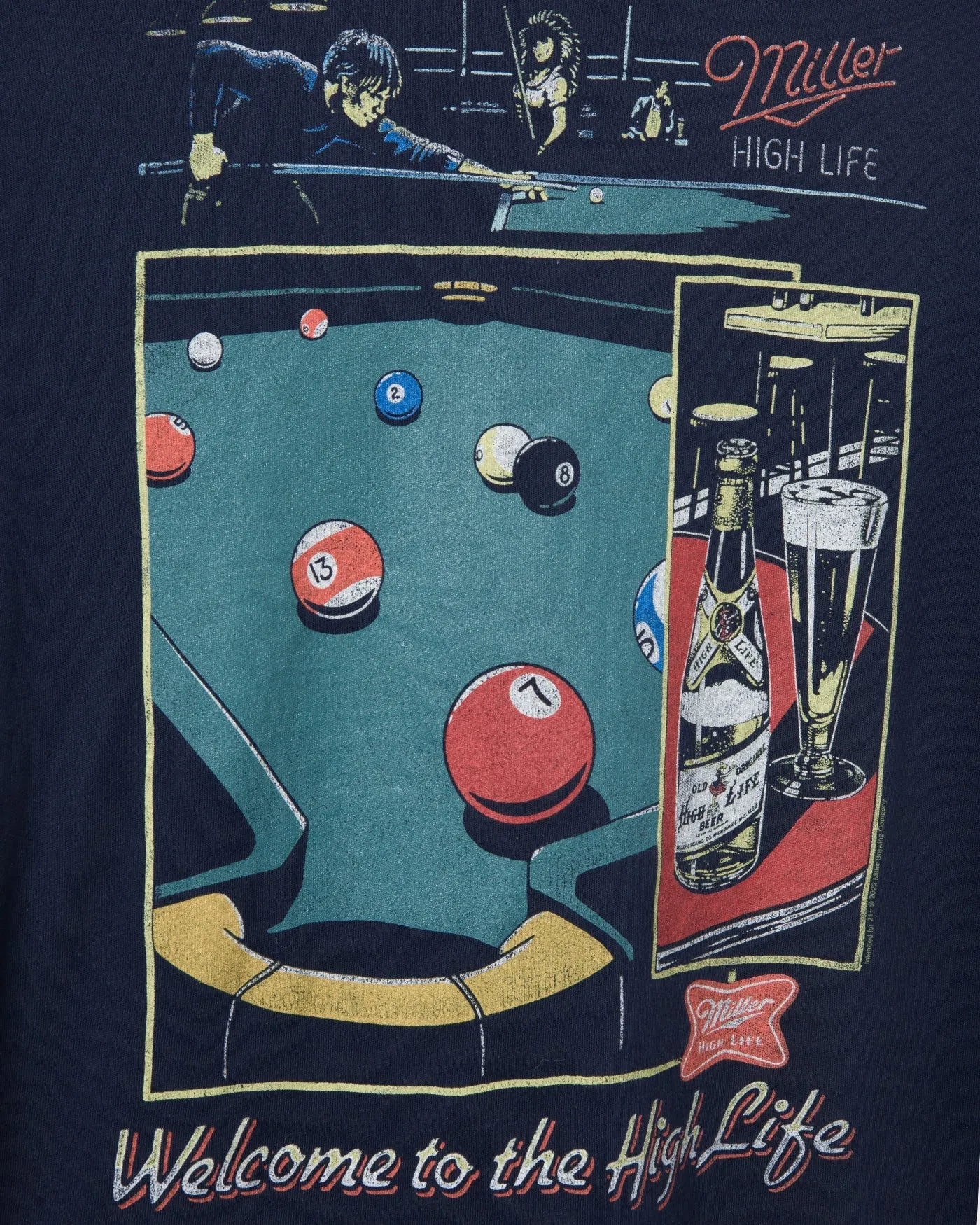 Miller High Life Sportsman's Club Welcome to the High Life Vintage Tee sold by Junk Food Clothing product image thumbnail 5