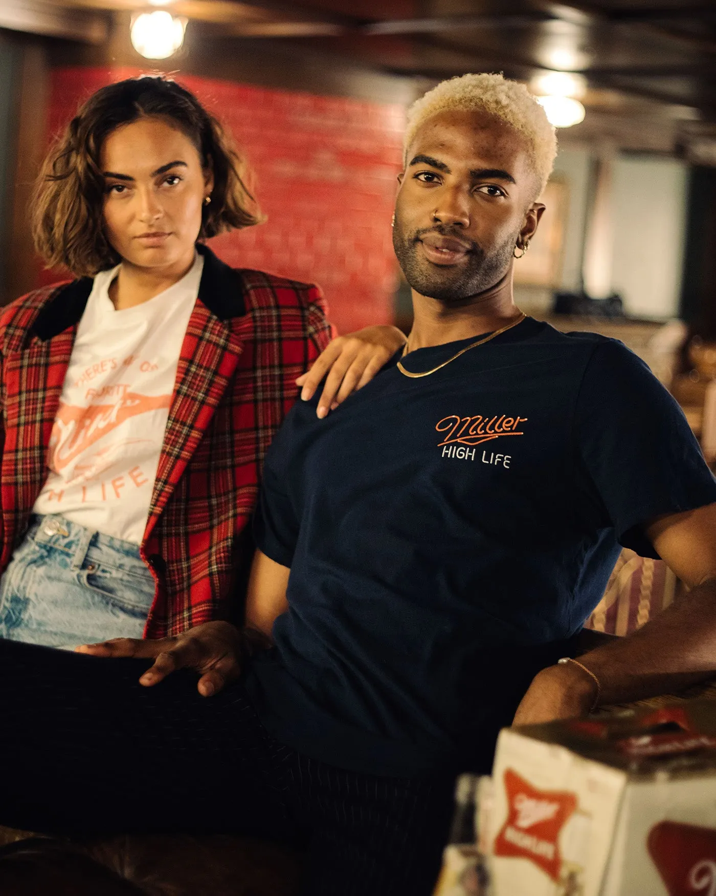 Miller High Life Sportsman's Club Welcome to the High Life Vintage Tee sold by Junk Food Clothing product image thumbnail 3