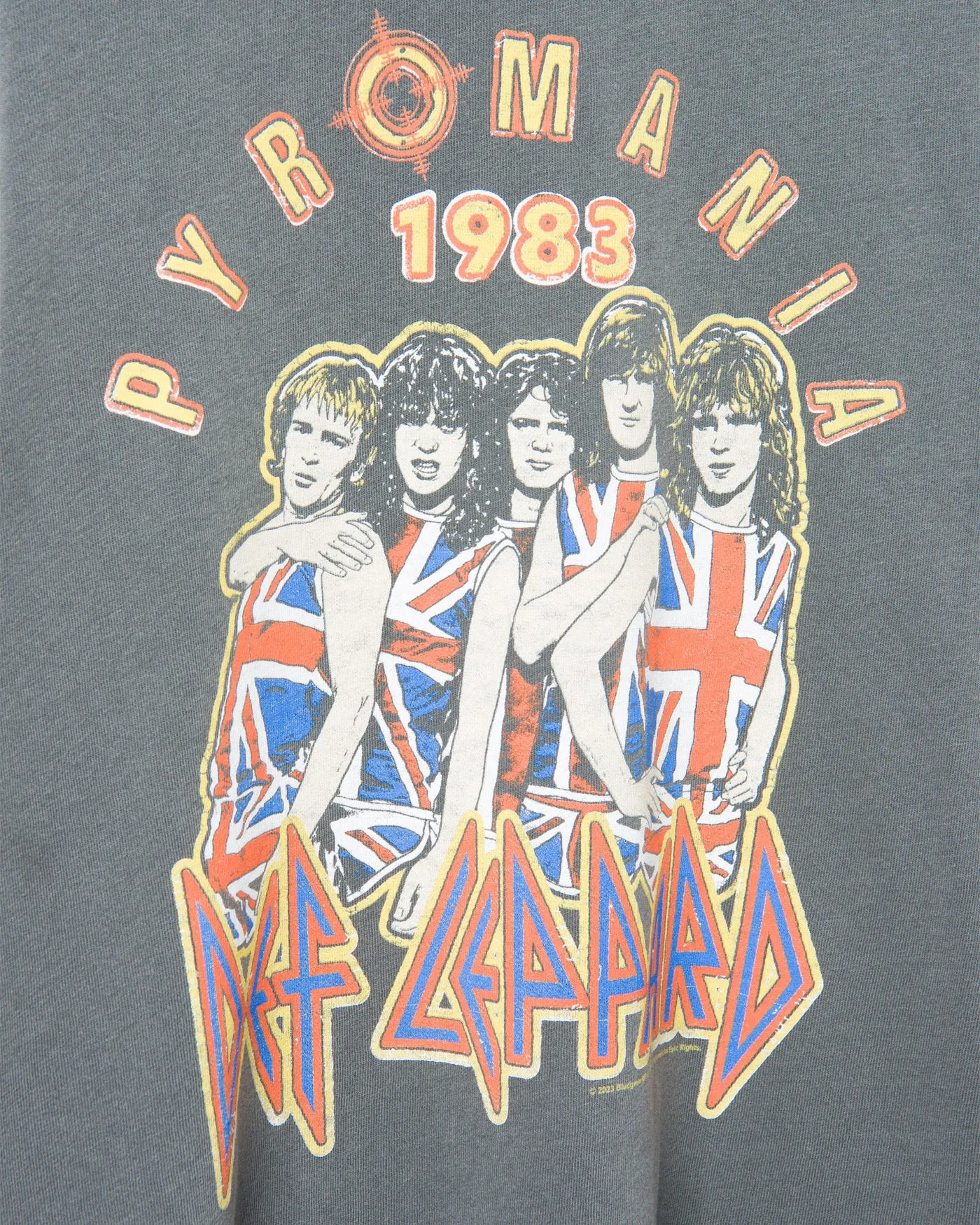 Def Leppard Pyromania Vintage Tee sold by Junk Food Clothing product image thumbnail 4
